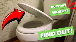 Mayfair Caswell Slow Close Toilet Seat Toilet Lid  Quick Product Review and Demo  Amazon Finds [upl. by Nadroj]