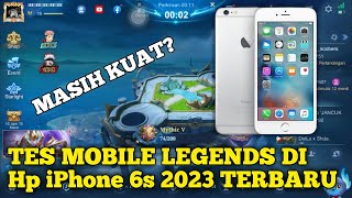 Coba Main ML di hp iPhone 6s Terbaru 2023 [upl. by Dewees]