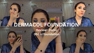 Viral dermacol Demo Review  Blue smoky eyes [upl. by Mellen]