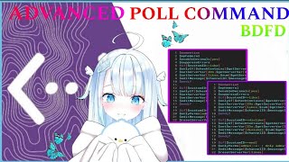 ADVANCED POLL COMMAND  BDFD TUTORIAL  POLL  Bot Designer [upl. by Bertold]