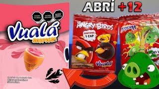 Vuala Sabor FRESA 🍓😱  Abriendo 12 Vuala Sorpresa Angry Birds 🔥 Gepxho [upl. by Yntruoc]