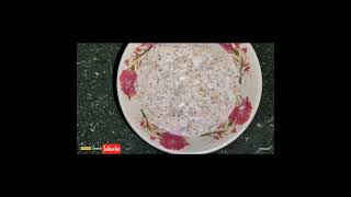 Overnight soaked oats recipe recipe shorts shortvideo food weightlossjourney oatsrecipe [upl. by Elocin]