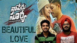 Beautiful Love Video Song Reaction  Naa Peru Surya Naa Illu India Songs  Allu Arjun Anu Emannuel [upl. by Adiv]