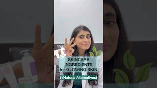 SKINCARE ingredients for GLOWING SKIN Hyaluronic Acid Niacinamide  Glycolic AcidNatural Skincare [upl. by Pavkovic]