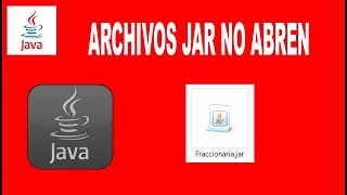 ¡CÓMO SOLUCIONAR que JAVA no ABRE ARCHIVOS JAR  GabolasDev [upl. by Eirrol]