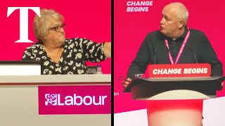 Labour booed over winter fuel cuts at party conference in Liverpool [upl. by Hollister]