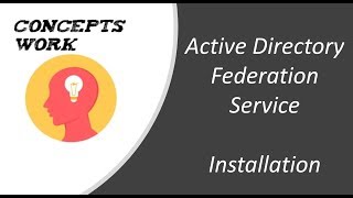 ADFS  Active Directory Federation Service  Installation  2023 [upl. by Bartolemo255]