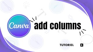 How to add rows and columns in Canva table [upl. by Ecirtnahc]