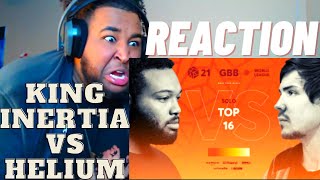 King Inertia 🇺🇸 vs Helium 🇷🇺  GRAND BEATBOX BATTLE 2021 WORLD LEAGUE REACTION [upl. by Pasadis]