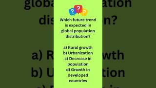 Global Population Shift What’s the Future Trend shorts quiz viralvideos [upl. by Mossberg765]