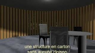 Etude de la quotPaper housequot de Shigeru Ban reconstitution 3D [upl. by Chema]