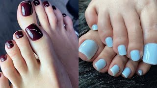 Latest fashion of upcoming trends of shiny toe nail pedicure color ideas for fresh pedicures in 2024 [upl. by Islean50]