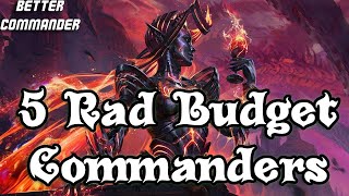 5 Rad Budget Commanders [upl. by Raddatz]