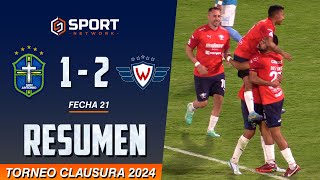 SAN ANTONIO 1  2 WILSTERMANN Resumen Completo  Fecha 21  Torneo Clausura 2024 [upl. by Abshier76]