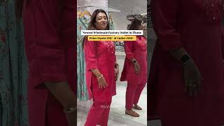 250 starting at this wholesale factory Outlet in thane fashion minivlog ytshorts wholesale [upl. by Kippy]