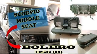 scorpio seat fit in bolero [upl. by Amsden]