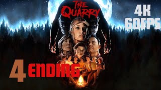 The Quarry Gameplay Walkthrough Part 4 ENDING 4K 60FPS PC   No Commentary [upl. by Eul572]