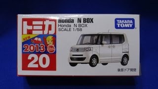 トミカ開封 ホンダ エヌボックス Honda N BOX Tomica no20 Unboxing [upl. by Jenei]