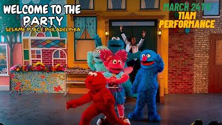 Welcome to the Party  March 24th 2024 11am Performance  Sesame Place Philadelphia [upl. by Aihsyla385]