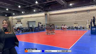 WPVC 15 Armour Orange vs Sportime 15 Black Set 1 Won 2512 [upl. by Cerelia]