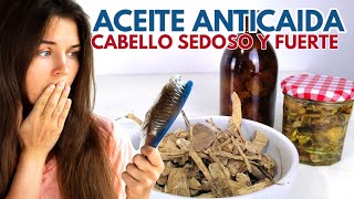 aceite anticaida de cabello natural de bardana CHUYITO JARDINERO [upl. by Brader838]