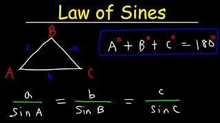 Law of Sines Basic Introduction AAS amp SSA  One Solution Two Solutions vs No Solution Trigonomet [upl. by Eustace]