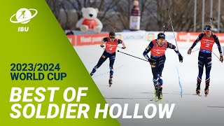 World Cup 2324 Soldier Hollow Top Moments [upl. by Anerul]