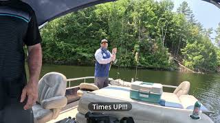 Shane Rages at Crew As He Cant Beat the Clock anger rage basshogg fishing funny bass [upl. by Lleral]