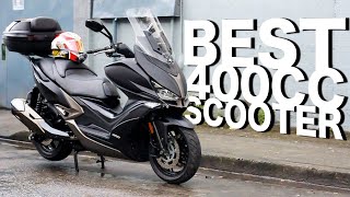 BEST 400CC SCOOTER KYMCO XCITING S 400 REVIEW AND TEST RIDE 2021 [upl. by Lleznov]