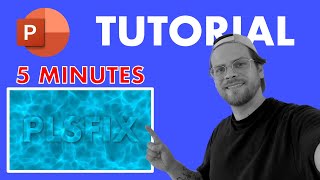 Video in Text PowerPoint Tutorial [upl. by Zephaniah]