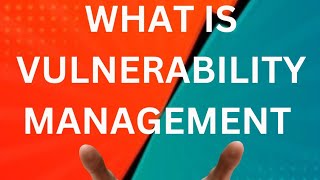 What is vulnerability management in cyber security [upl. by Meagan]