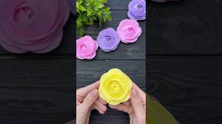 Amazing Roses from EVA Foam Easy Flowers DIY Crafts [upl. by Huxley]