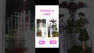 Yes or no pick a card reading viralvideo spiritguides tarot astrology [upl. by Cram868]