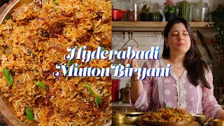 Hyderabadi Biryani Recipe  हैदराबादी बिरयानी  Chef Natasha Gandhi Grover biryani [upl. by Dennett]