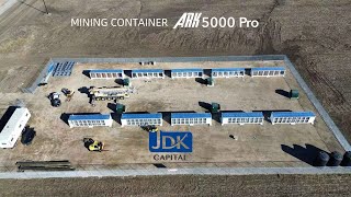 ARK5000 Pro Bitcoin Mining Container S21 T21 [upl. by Eizzo]