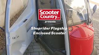 Shoprider Enclosed Scooter Overview  Scooter Country [upl. by Eitisahc161]