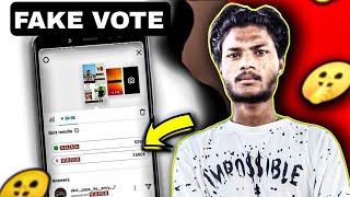 fake vote 👎  poll vote kaise badaye 2025 new trick Instagram par  Instagram poll vote kaise increa [upl. by Etnuahs143]