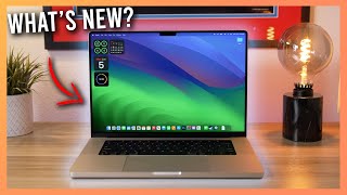 macOS Sonoma hands on first look whats new [upl. by Annohsak]