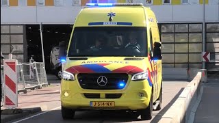 Veel verschillende Haagse Ambulances en Politie met spoed onderweg in Den Haag [upl. by Nnaes192]