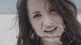 Demi Lovato  Skyscraper Official lyric video [upl. by Porty]