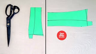 Shirt Collar Pattern Cutting Full Tutorial  शर्ट के कॉलर का पैटर्न कटिंग  Collar Pattern Cutting [upl. by Sachi]