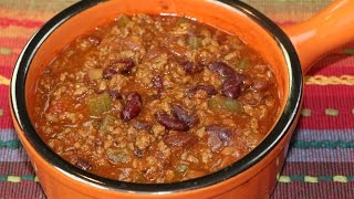 Chili Recipe  How to Make Homemade Chili [upl. by Hett]