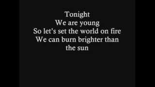 Fun ft Janelle Monae  We Are Young Official Lyrics [upl. by Dnaltruoc526]