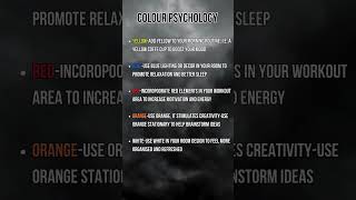 How Colors Affect Your Mood amp Motivation psychology [upl. by Rachele]