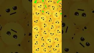 Neutral Face Emojis Green Screen Vertical Transition [upl. by Felic563]