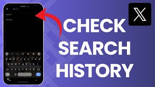 How To Check Search History On X Twitter 2024 [upl. by Chrisse638]