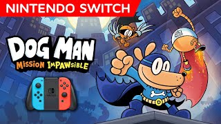 Dog Man Mission Impawsible Nintendo Switch Gameplay [upl. by Carina]