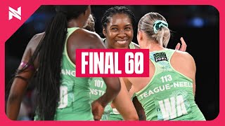 Vixens vs Fever Final 60  Suncorp Super Netball Round 13 [upl. by Nnasor]