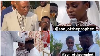 Pastor Bolaji Idowu  Min Peterson Okopi 💍 Prudent Gabriel Gets Emotional  White Wedding 🤍✨️ [upl. by Ellimak591]