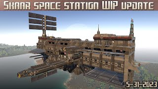 Empyrion Galactic Survival  Skaar space station WIP Update 5312023 [upl. by Runstadler588]